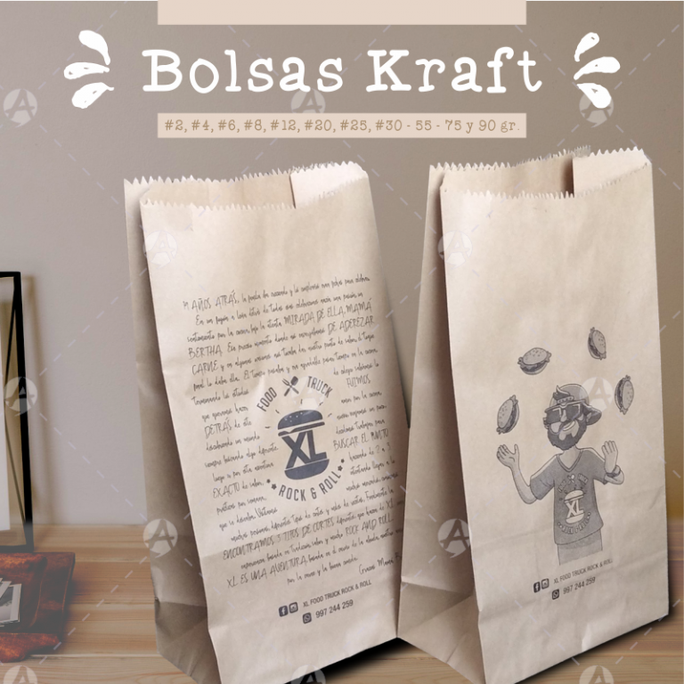 bolsas kraft para llevar